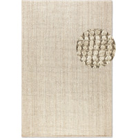 Kusový koberec Bouclé Jute 105973 Ivory White