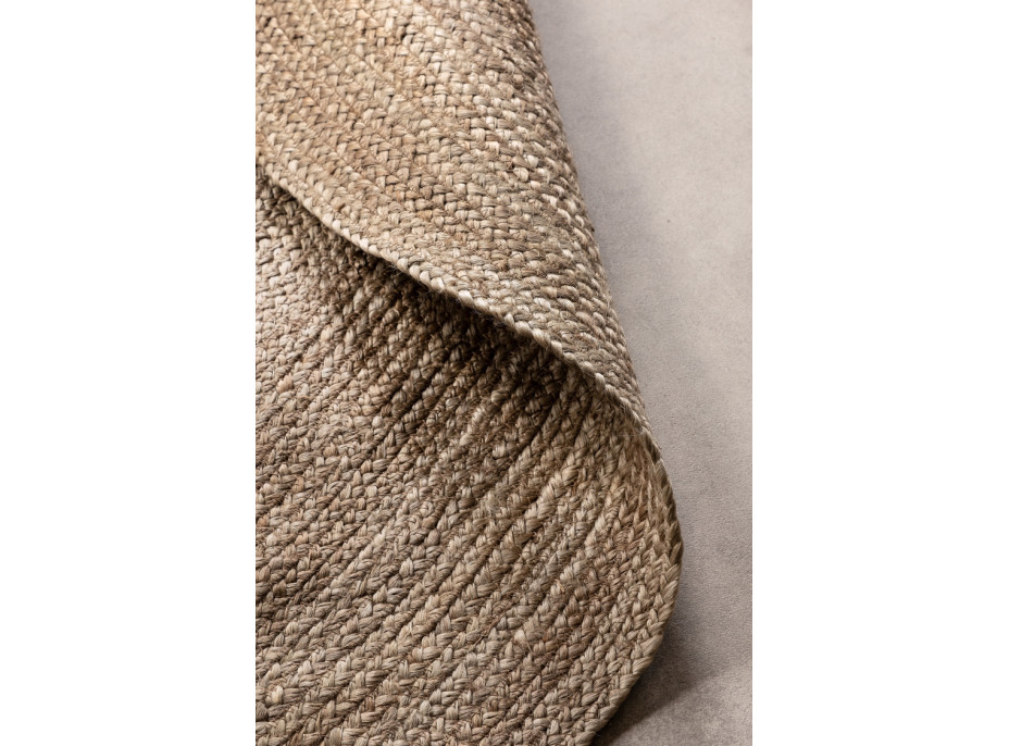 Kusový koberec Jute Braided 106006 Grey Brown