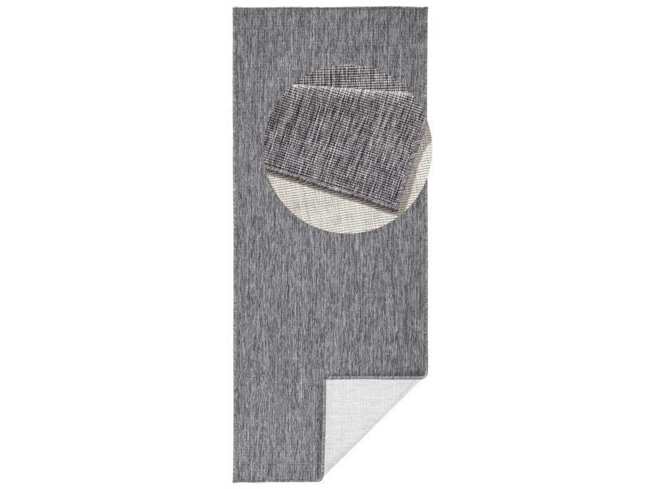 Běhoun Twin-Wendeteppiche 103097 grey cream – na ven i na doma