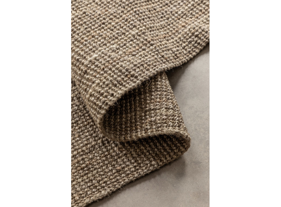 Běhoun Bouclé Jute 105975 Grey Brown