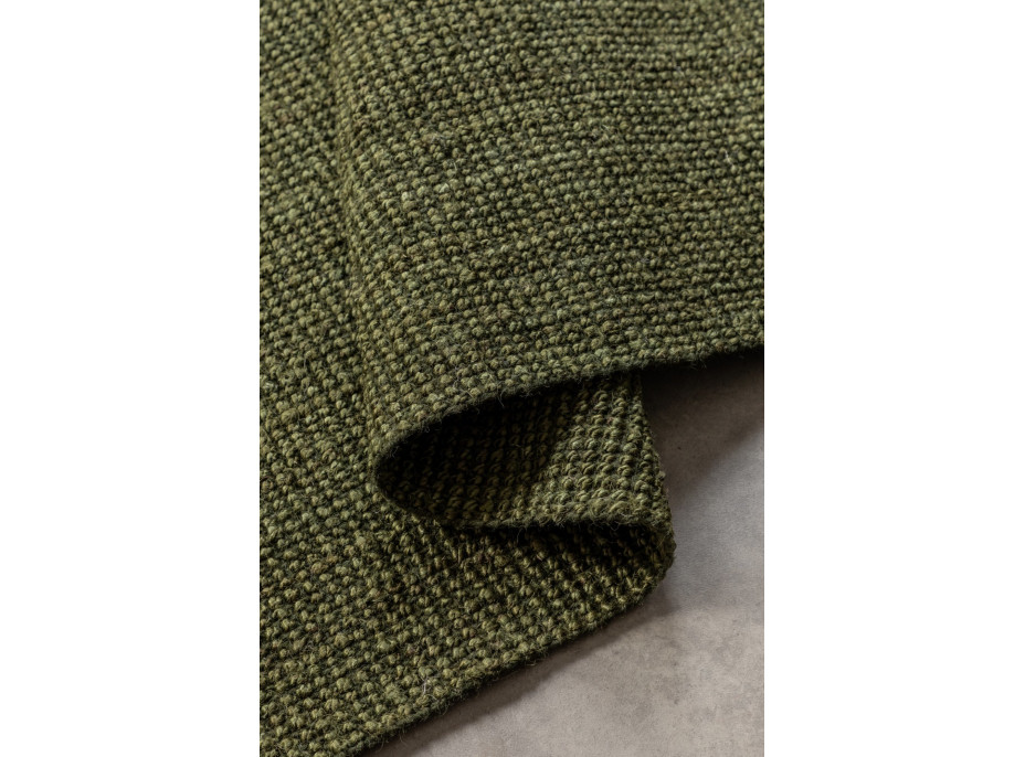 Běhoun Bouclé Jute 105977 Jungle Green